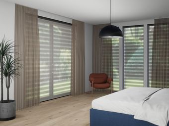 Duo-rolgordijn R-line crème