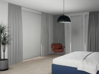 Houten jaloezie R-line wit