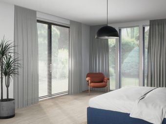 Houten jaloezie R-line | Wit