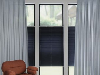 Plisségordijn R-line marineblauw