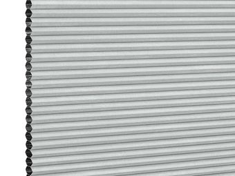 Plisségordijn dubbel R-line lichtgrijs