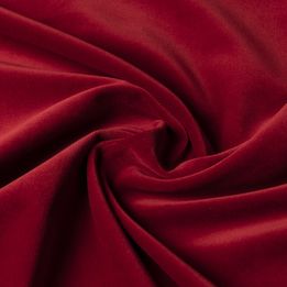 Gordijn Superior velours middenrood