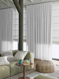 Vitrage Topcolor Voile gris