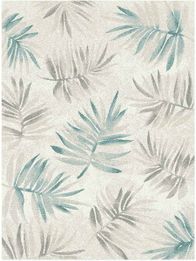 Vloerkleed Softness cream blue