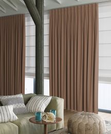 Gordijn Superior velours meloen