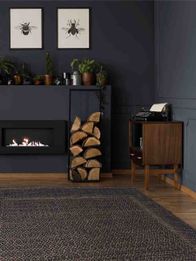 Vloerkleed Tulis blauw