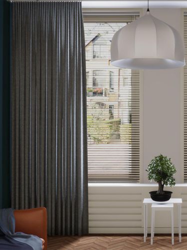 Gordijn Tender velours beton