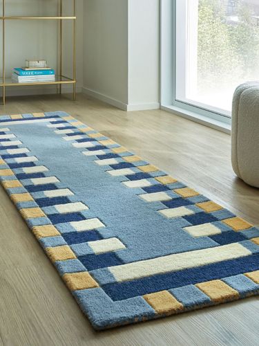 Loper Kai Wool blue/yellow