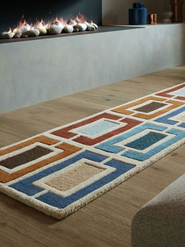 Loper Retro Blocks blue/multi