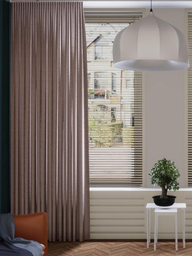 Gordijn Tender velours pink
