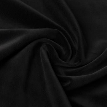 Gordijn Superior velours zwart