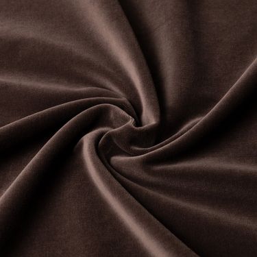 Gordijn Superior velours taupe