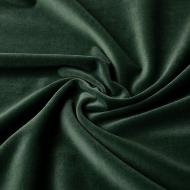 Gordijn Superior velours biljartgroen