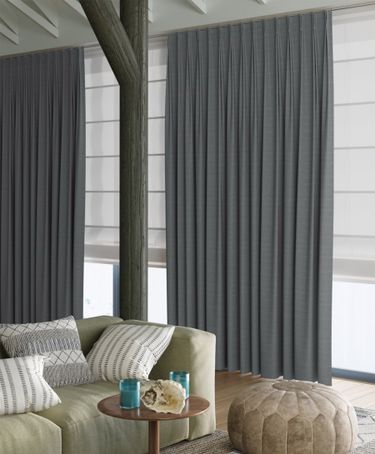 Gordijn Superior velours staal