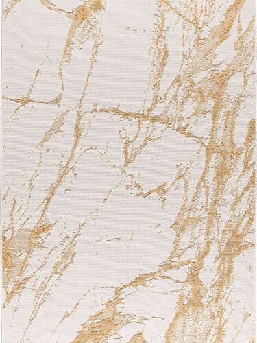 Vloerkleed Lalix | Gold marble