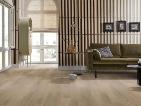 Houten wandpaneel vierkant | Licht eiken