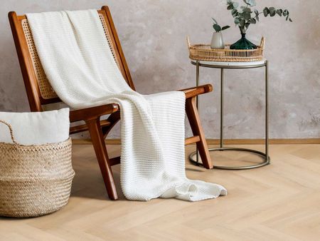 PVC Mansion visgraat click | Blond oak