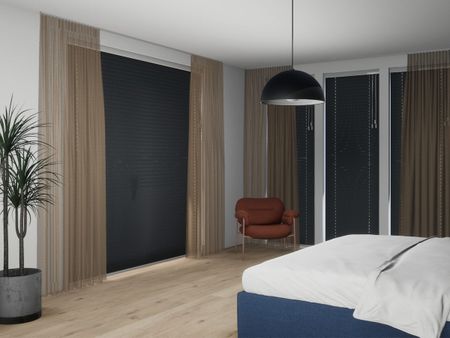 Houten jaloezie R-line | Antraciet