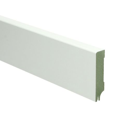 Hoge plint Modern wit Silence