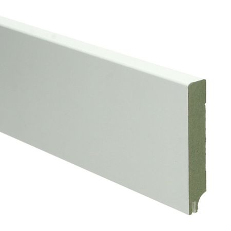 Hoge plint Modern wit Silence