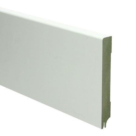 Hoge plint Modern wit Silence