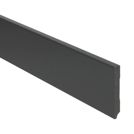 Hoge plint Modern zwart