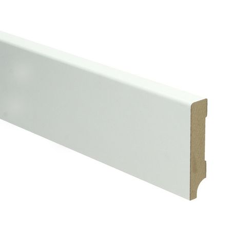 Hoge plint Modern wit 