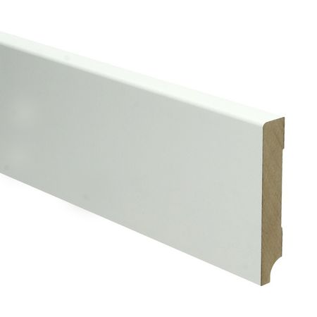 Hoge plint Modern wit