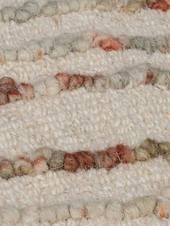 Vloerkleed Swirl wool natural