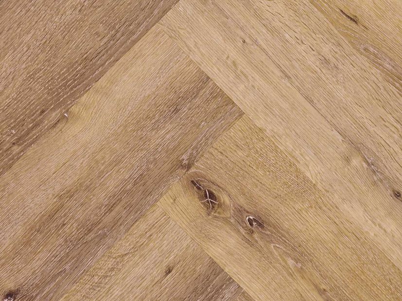 PVC vloer Spigato visgraat dark oak
