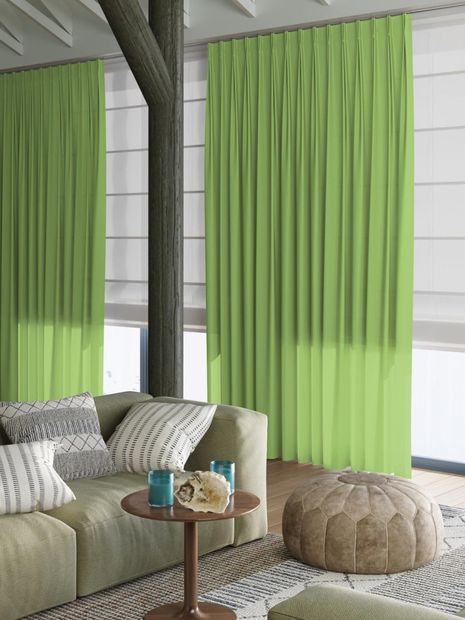 Vitrage Topcolor Voile lime