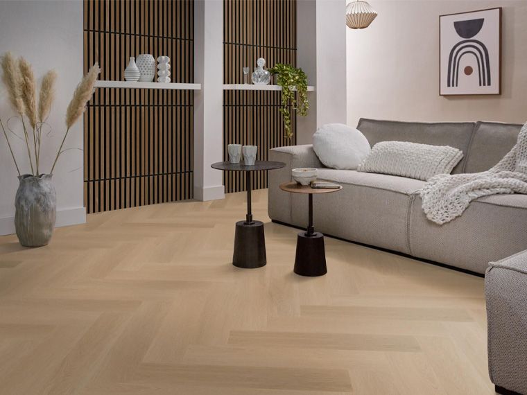 Houten wandpaneel vierkant | Geolied eiken