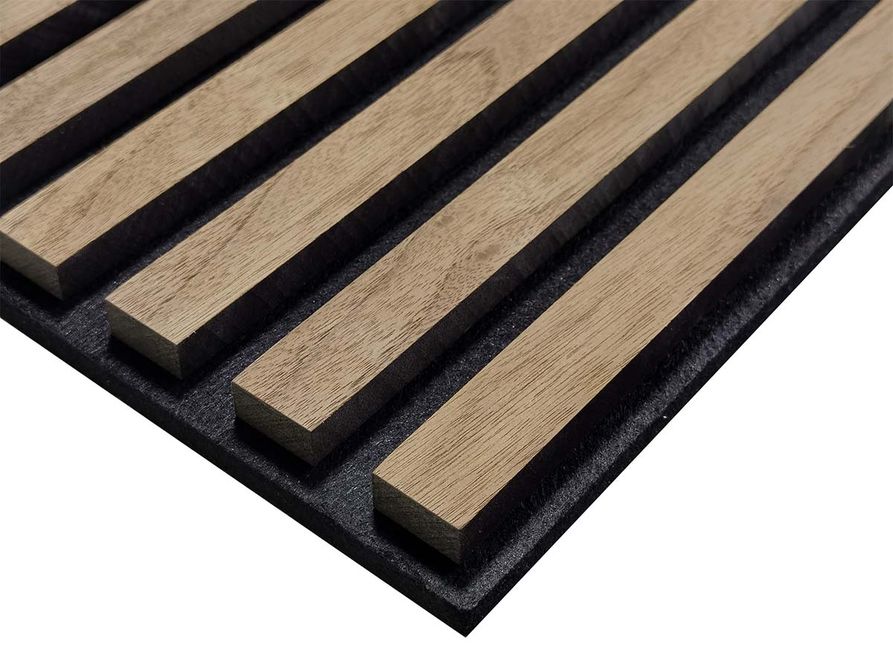 Houten wandpaneel vierkant | Walnoot