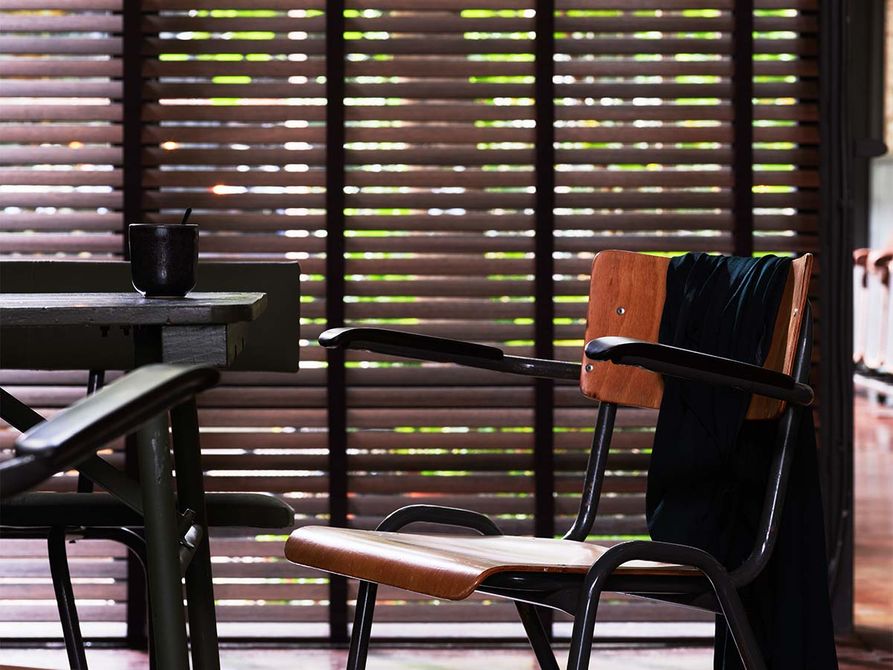 Houten jaloezie bece 16765 Walnut Bamboo